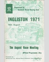 Programme Cover - SMRC Ingliston [Special GT] 1971