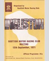 Programme Cover - SMRC Ingliston [Special GT] 1971