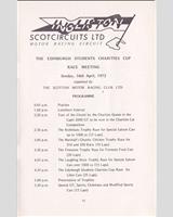 Schedule of Events - SMRC Ingliston [Special GT] 1972