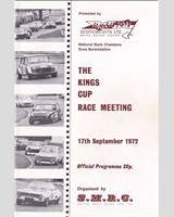 Programme Cover - SMRC Ingliston [Special GT] 1972