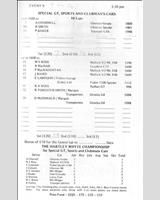 Entry List - SMRC Ingliston [Special GT] 1973