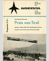 Programme Cover - Preis von Tirol [Sports] 1962