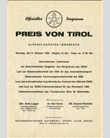 Schedule of Events - Preis von Tirol [GT] 1966