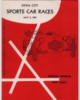 Programme Cover - SCCA Regional Iowa [Production +1.5] 1954
