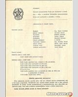 Schedule of Events - M ČSR Jičín [S1.2/S2.0/R] 1955