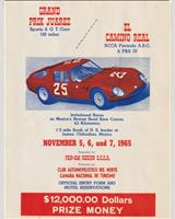 Programme Cover - Grand Prix Juarez 1965