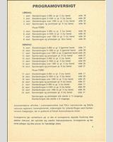 Schedule of Events - GP Jyllandsringen 1967