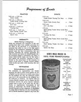 Schedule of Events - Kyalami Rand Spring - Sports 1963