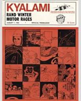 Programme Cover - South African Sports Car Championship Kyalami Rand Winter 1965