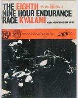 Programme Cover - Kyalami 9 Hours 1965