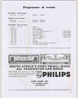 Schedule of Events - Kyalami 9 Hours 1965