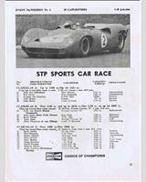 Entry List - STP Sports Car Kyalami 1968