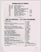 Schedule of Events - STP Sports Car Kyalami 1968