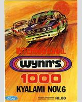 Programme Cover - Kyalami 1000 Kilometres 1976