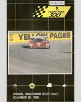 Programme Cover - Kyalami 500 Kilometres 1988