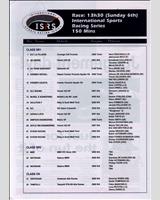 Entry List - International Sports Racing Series Kyalami 1998