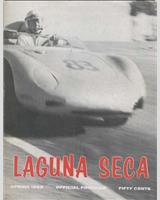 Programme Cover - SCCA Divisional Laguna Seca [DP] 1962