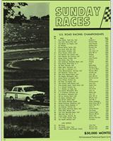 Entry List - USRRC Laguna Seca 1966