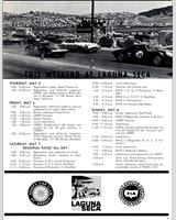 Schedule of Events - USRRC Laguna Seca 1966