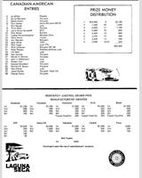 Entry List - Can-Am Laguna Seca 1969