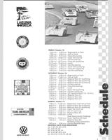 Schedule of Events - SCCA Regional Laguna Seca [ASR+AP+BP+AS] 1971