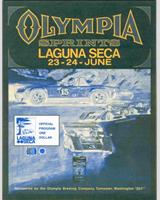 Programme Cover - SCCA National Laguna Seca Sprints 1973