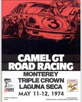 Programme Cover - Laguna Seca IMSA GT - Race 2 1974