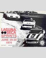 Programme Cover - SCCA National Laguna Seca Sprints 1974