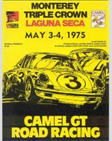 Programme Cover - Laguna Seca 100 Miles II 1975