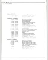 Schedule of Events - Laguna Seca 100 Miles 1976