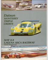 Programme Cover - Laguna Seca IMSA GTU 1981