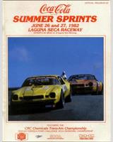 Programme Cover - Trans-Am Laguna Seca 1982