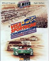 Programme Cover - American Le Mans Series Laguna Seca 1999