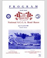 Programme Cover - SCCA National Lake Garnett [CP+DP+EP+BS+CSR] 1968