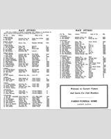 Entry List - SCCA Regional Lake Garnett [ASR+BSR+AP+BP+CP+AS+BS] 1968