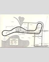 Track Map - Lakeside - Division I Racing Cars & Division 1 Sports Car 1969