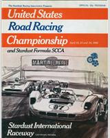 Programme Cover - USRRC Las Vegas 1966