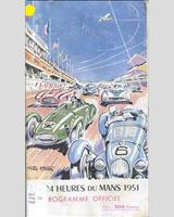 Programme Cover - Le Mans 24 Hours 1951
