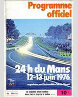 Programme Cover - Le Mans 24 Hours 1976