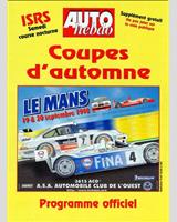 Programme Cover - FFSA French GT Championship Le Mans 1998