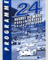 Programme Cover - Le Mans Test 2000