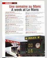 Schedule of Events - Le Mans 24 Hours 2003