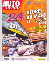 Programme Cover - Le Mans 24 Hours 2004