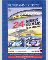 Programme Cover - Le Mans 24 Hours 2005