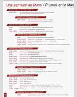 Schedule of Events - Le Mans 24 Hours 2010