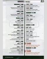 Schedule of Events - Le Mans 24 Hours 2015