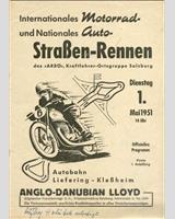 Programme Cover - Liefering 1951