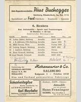 Entry List - Liefering 1951
