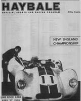 Programme Cover - Lime Rock - Classes: CM+DM+EM+FM+GM 1958