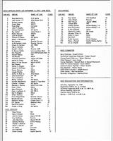 Schedule of Events - LISCA Lime Rock [Class 4+5] 1959